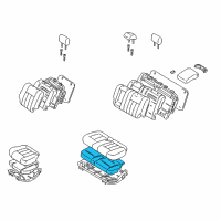 OEM 2004 Toyota Land Cruiser Cushion Diagram - 71612-60200