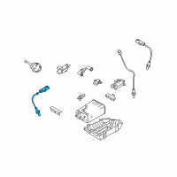 OEM 2012 Kia Sedona Oxygen Sensor Assembly, Front Right Diagram - 392103CCC0