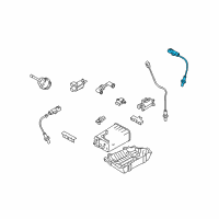 OEM 2012 Kia Sedona Oxygen Sensor Assembly, Rear(Right) Diagram - 392103CDC0