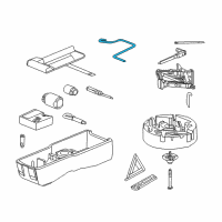 OEM 2012 Buick Verano Handle Asm-Jack Diagram - 13255680