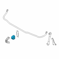 OEM 2009 BMW M6 Stabilizer Rubber Mounting Diagram - 31-35-2-283-191