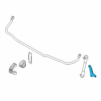 OEM 2010 BMW 528i Left Swing Support Bracket Diagram - 31-35-6-758-527