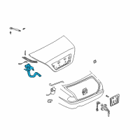 OEM 2004 Infiniti Q45 Hinge Trunk RH Diagram - 84400-AR00A