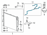 OEM 2021 Buick Envision Multi Purpose Hose Diagram - 84812604