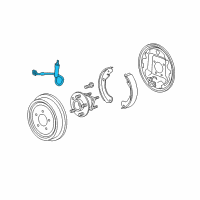 OEM 2006 Chevrolet Malibu Hose Asm-Rear Brake Diagram - 15919605