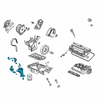 OEM Honda Accord Valve Assembly, Spool Diagram - 15811-RCA-A01