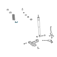 OEM 2008 Chrysler Crossfire BUSHING-Spring Diagram - 5102305AA