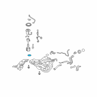 OEM 2016 Toyota Prius C Fuel Pump Assembly Gasket Diagram - 77169-52030