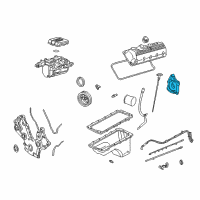 OEM 1997 Ford Mustang Oil Pump Diagram - F8OZ-6600-AA