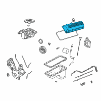 OEM 2003 Mercury Marauder Valve Cover Diagram - 3W3Z-6582-AC