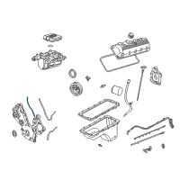 OEM 2001 Ford Mustang Front Cover Gasket Diagram - F3LY-6020-C