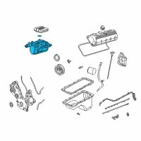 OEM 2005 Lincoln Aviator Intake Manifold Diagram - 2C5Z-9424-ED