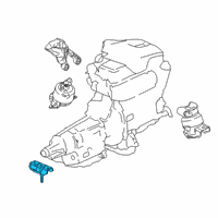 OEM 2020 Chevrolet Colorado Transmission Mount Diagram - 84300510