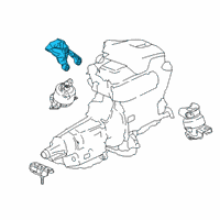 OEM GMC Canyon Mount Bracket Diagram - 23373843