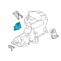 OEM 2019 GMC Canyon Mount Diagram - 23405712