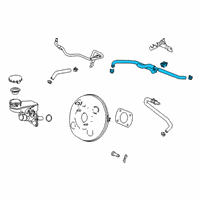 OEM 2017 Honda Civic Tube Assy. (Ap4T LH) Diagram - 46402-TGH-A11