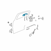 OEM 2011 Dodge Avenger Handle-Exterior Door Diagram - 1KR97HVGAD