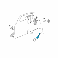 OEM 2007 Chrysler Sebring Presenter-Latch Diagram - 68021440AA