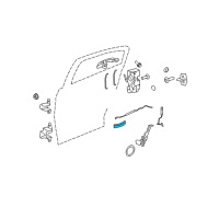 OEM 2012 Dodge Avenger Handle-Inside Release Diagram - 1TR14SZ0AA