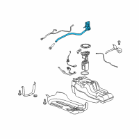 OEM 2007 Hummer H3 Pipe, Fuel Tank Filler Diagram - 15877575