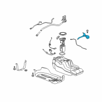 OEM Hummer H3 Strap, Fuel Tank Diagram - 25815907