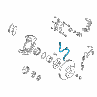 OEM Toyota RAV4 Brake Hose Diagram - 90947-02781