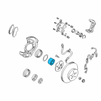 OEM 1985 Toyota Camry Wheel Bearing & Hub Diagram - 90369-38003-77