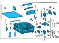 OEM Toyota Mirai Module Diagram - 1A1H0-77010