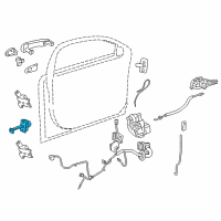 OEM 2017 Chevrolet Cruze Door Check Diagram - 13456208