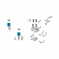 OEM Acura Sub Meter Diagram - 17051-STK-A00