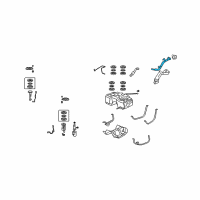 OEM Acura Pipe, Fuel Filler Diagram - 17660-STK-A02