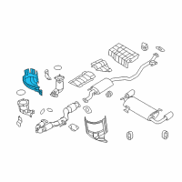 OEM 2021 Nissan Murano SHROUD-Catalyst Converter, Upper Diagram - 20850-JN00A