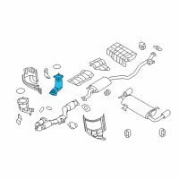 OEM Nissan Murano Three Way Catalytic Converter Diagram - B08A2-1JK0A
