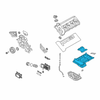 OEM Kia Borrego Pan Assembly-Engine Oil Diagram - 215203F100