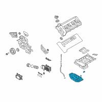 OEM 2009 Kia Borrego Pan Assembly-Engine Oil Diagram - 215103F100