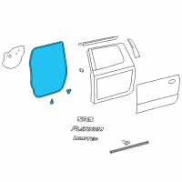 OEM 2007 Toyota Tundra Surround Weatherstrip Diagram - 67871-0C050