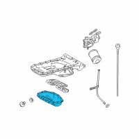 OEM 2007 Lexus GS430 Pan Sub-Assy, Oil, NO.2 Diagram - 12102-50150