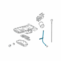 OEM 2006 Lexus GS430 Guide, Oil Level Gage Diagram - 11452-50170