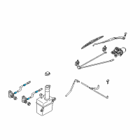 OEM 2000 Kia Spectra Rubber Band Diagram - 0K50A67507