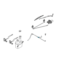 OEM Kia Spectra Hose Joint Diagram - 0H00167502