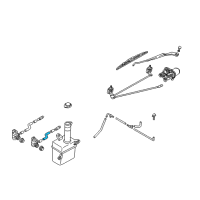 OEM 2000 Kia Spectra Pipe Vinyl Diagram - K9933504150