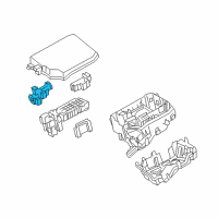 OEM 2017 Toyota Corolla Fuse Holder Diagram - 82631-12110