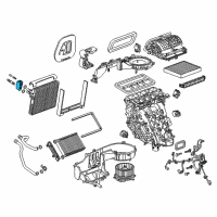 OEM 2018 Chevrolet Impala Expansion Valve Diagram - 22972091