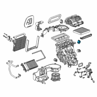 OEM 2016 Cadillac XTS Actuator Diagram - 22743933