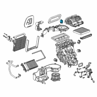 OEM Cadillac Actuator Diagram - 22743920