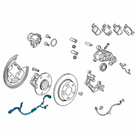 OEM Honda Insight HARN ASSY., EPB R Diagram - 47510-TXM-A02