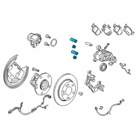 OEM Honda Insight Bushing Kit Diagram - 45007-SEA-E01