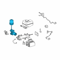 OEM 2008 Toyota FJ Cruiser ABS Pump Assembly Diagram - 47070-60050