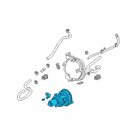 OEM 2001 Honda S2000 Pump Assy., Air Diagram - 18760-PCX-003