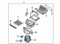 OEM 2022 Kia Seltos Resistor Diagram - 97128Q5000